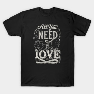 All You Need Is Love Worn T-Shirt